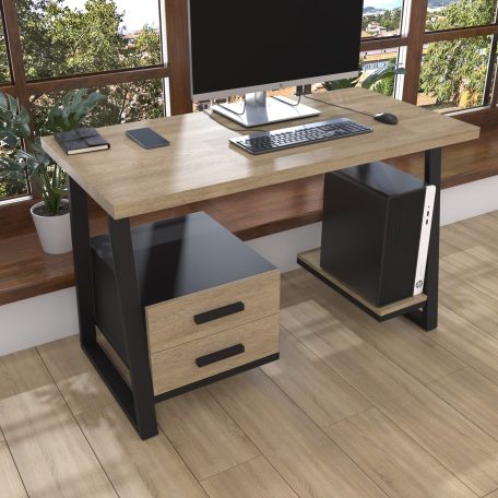 Комп'ютерний стіл з натурального дерева (дуб) Сідней Wood BL 120*60*75 Натуральний (22300004)