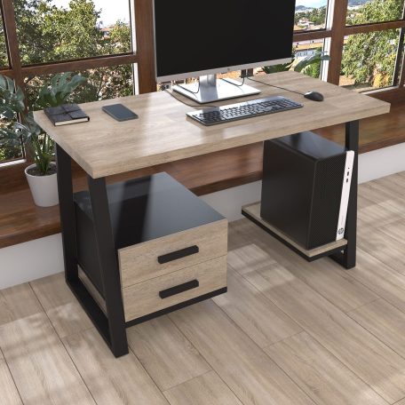Комп'ютерний стіл з натурального дерева (дуб) Сідней Wood BL 120*60*75 Світле Дерево (22300002)