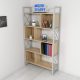 Стелаж лофт з дерева Невада Wood Line Масив ясену 100*35*180 (1160501)