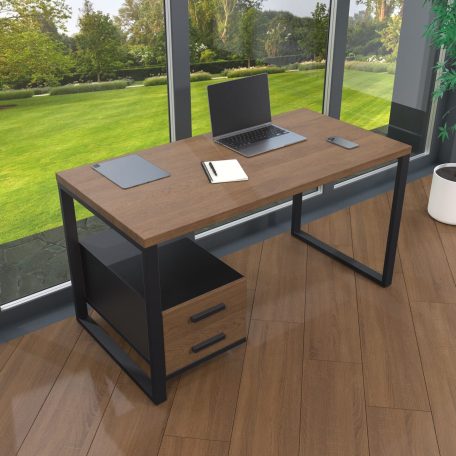 Письмовий стіл з натурального дерева (дуб) Альфред Wood BL 120*60*75 Золотистий Пісок (32210003)