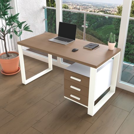 Письмовий стіл з натурального дерева (ясен) Остін Wood WL 120*60*75 Золотистий Пісок (32170003)