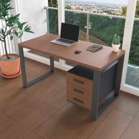 Письмовий стіл з натурального дерева (ясен) Остін Wood BL 120*60*75 Махагон Світлий (32160001)