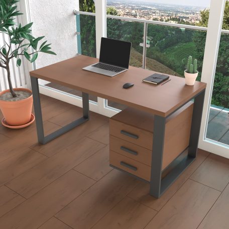 Письмовий стіл з натурального дерева (ясен) Остін Wood 120*60*75 Махагон Світлий (32150001)
