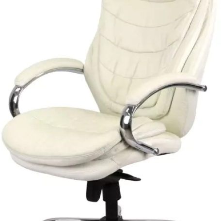 Крісло АКЛАС Валенсія Soft CH MB (Шкіра Lux LC-W White/PU White)