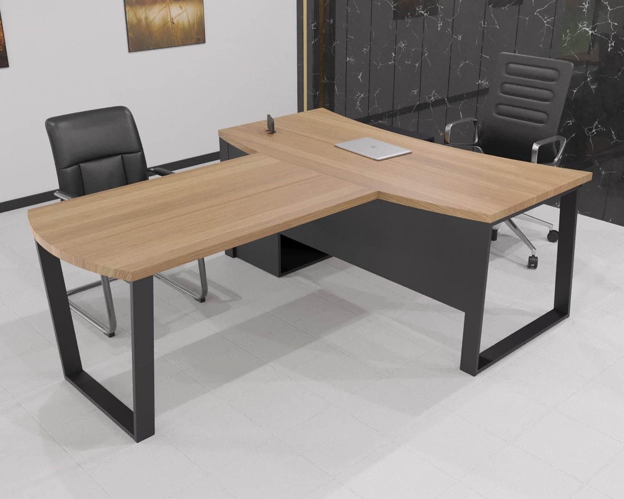 Стіл керівника Берн WOOD 120*91 (311800015) довжина 1.2 м, ширина 0.9 м, стільниця Масив дубу