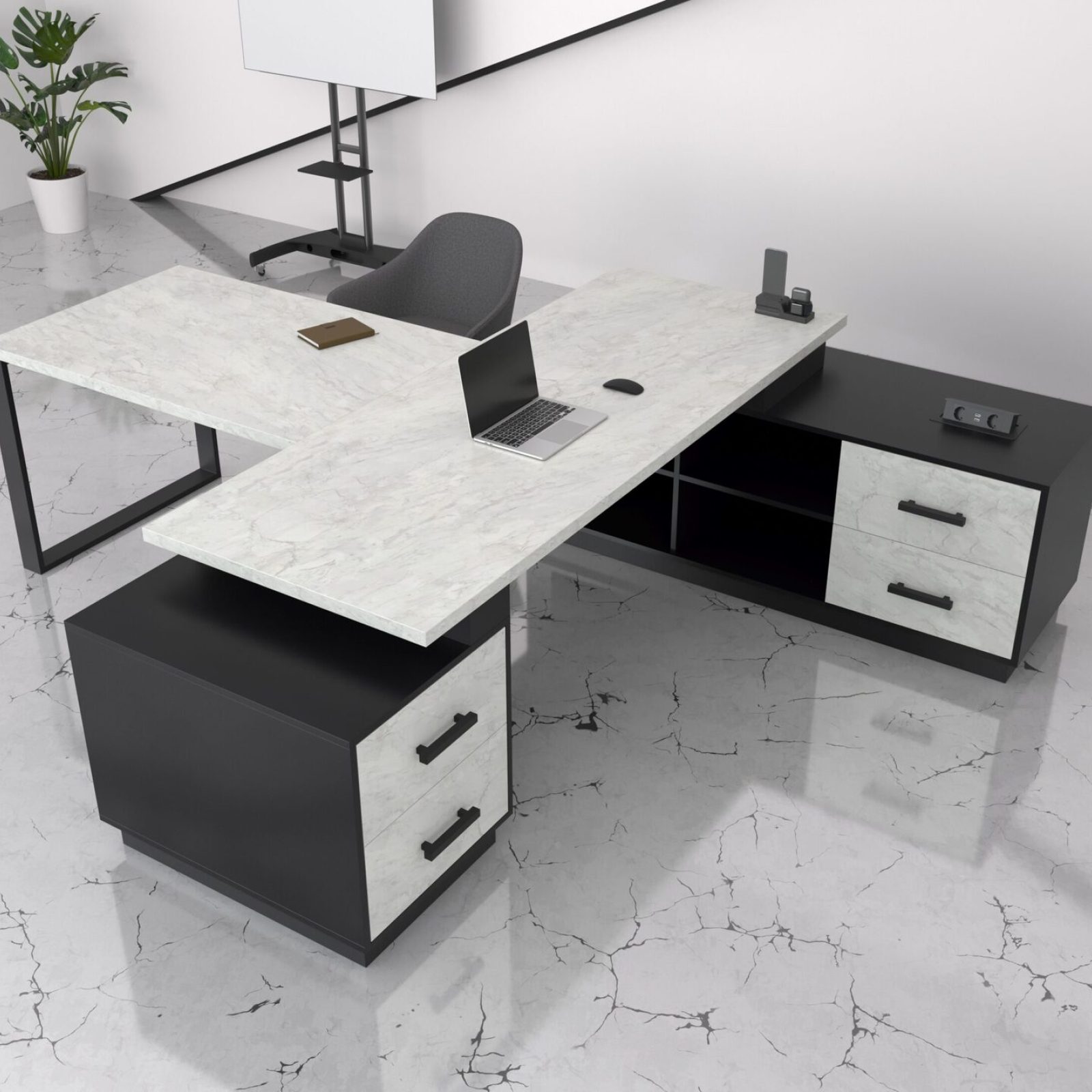Кабінет директора Гамільтон Black 170x90 см