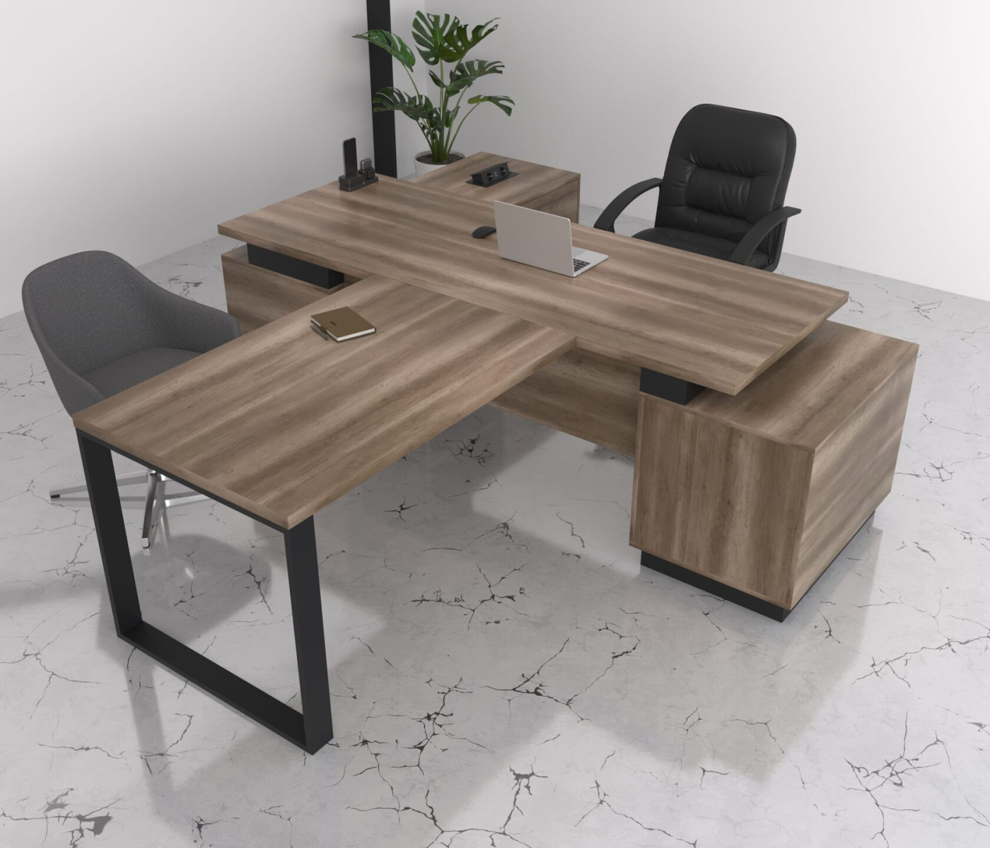 Кабінет керівника в наявності Гамільтон loft style