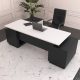 Стіл директора Дамір Black Білий/Чорний 160x70 см