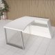 Меблі для кабінету Марсель Білий 150x90 см