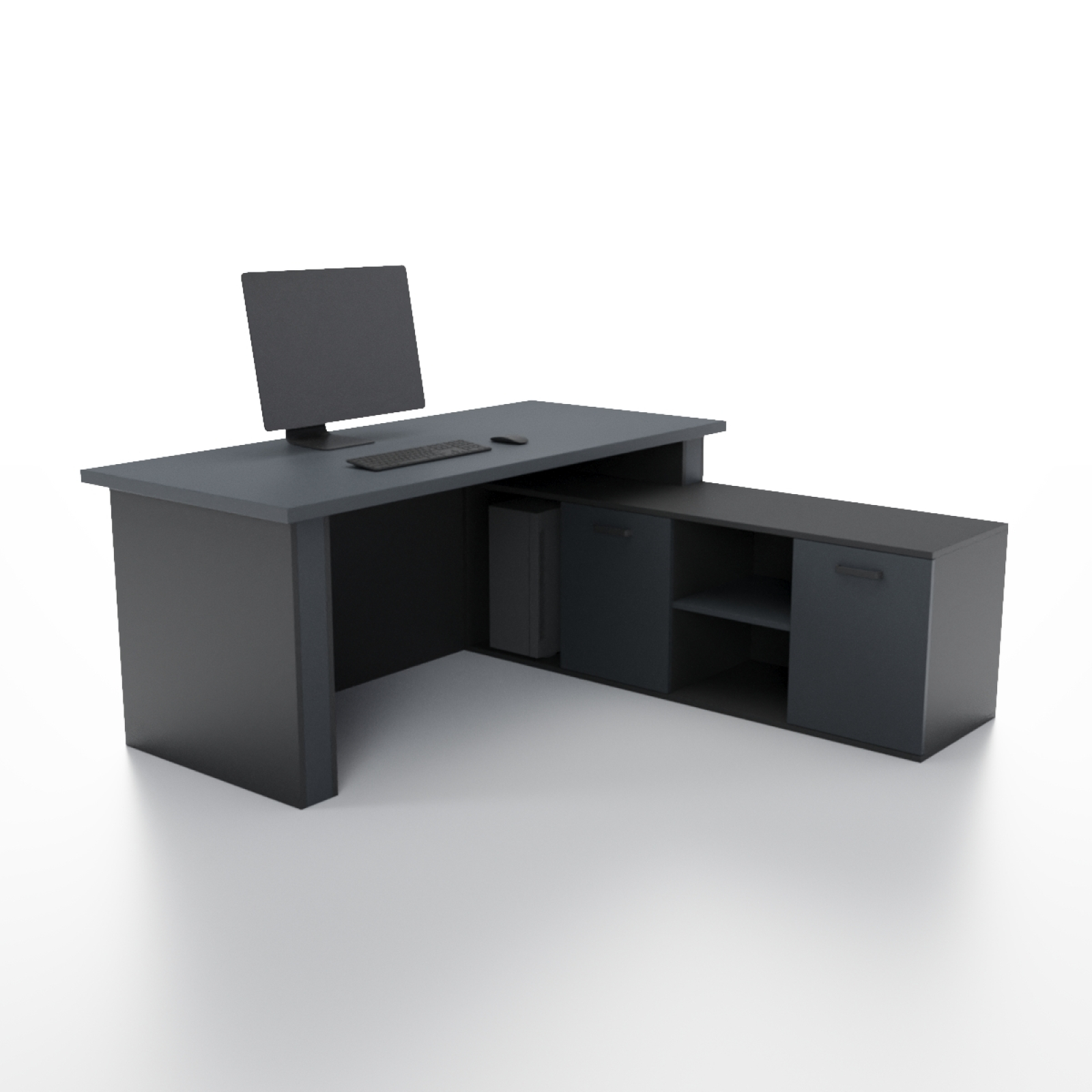 Стіл керівника Мерано Антрацит 160x80 см