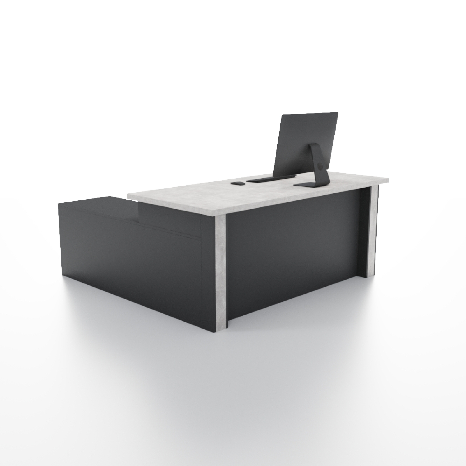 Стіл керівника Мерано Бетон 160x80 см