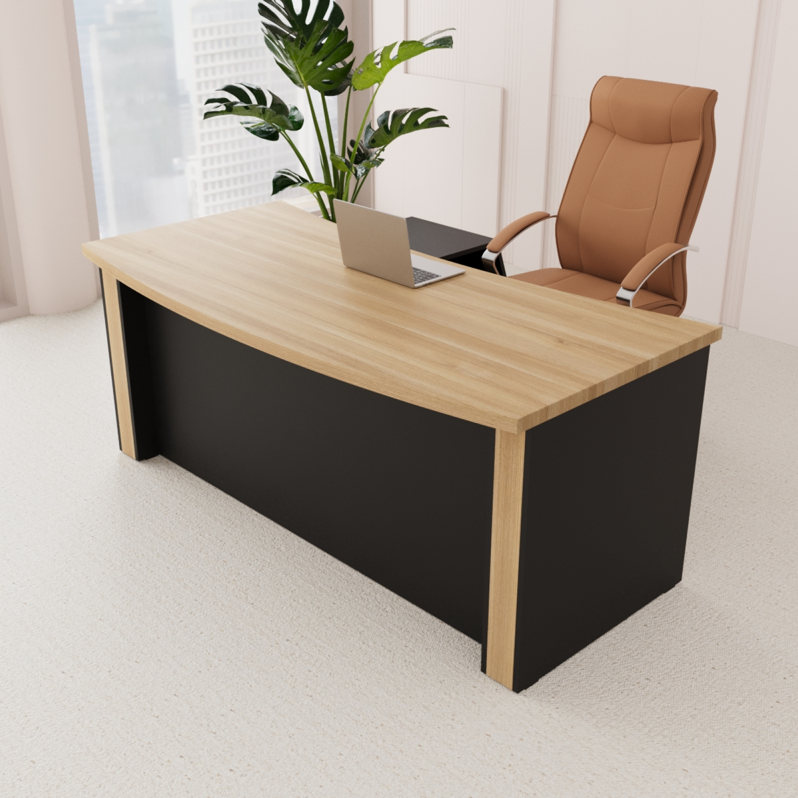 Дизайнерський стіл керівника Надаліна Wood 180x70 см