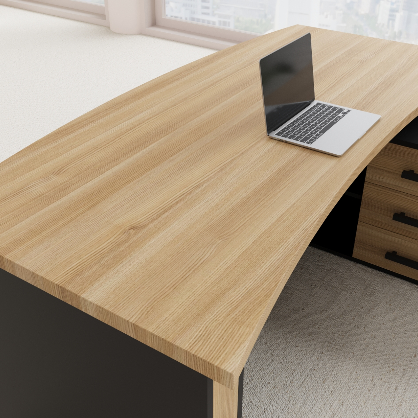 Дизайнерський стіл керівника Надаліна Wood 180x70 см