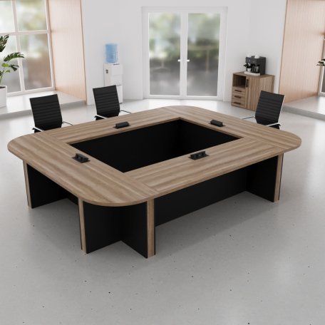 Конференц стіл alvira Дуб Каньйон 325x260 см (alvira-59030004)