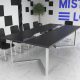 Стіл переговорний Бруклін Glass Line 250x90 см