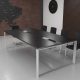 Стіл для переговорів Брюсель Glass Line Білий 240x120 см