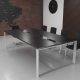 Стіл для переговорів Брюсель Glass Line Білий 240x120 см