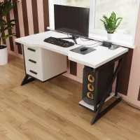Комп'ютерний стіл Бірмінгем Plus 120*60*75 Білий (111350001)