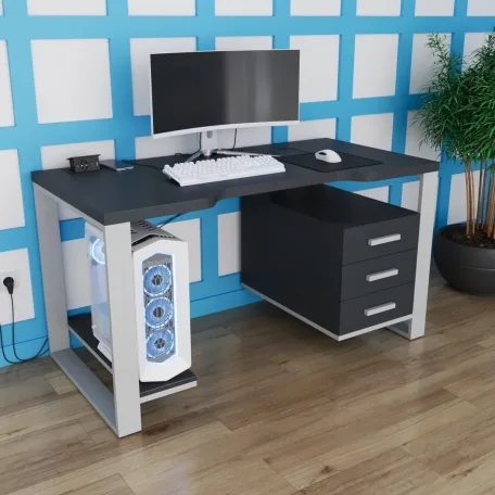 Комп'ютерний стіл Остін Plus 120*60*75 Антрацит (111340001)