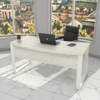 Кабінет директора Рейн Дуб Крафт Білий/Білий 200x70 см (rein-42100515)