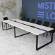 Великий стіл для конференцій Аскольд Glass Line на 20-22 осіб 600x130 см
