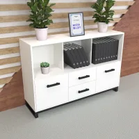 Офісна тумба Альберта White Білий 145*45*85 (8160001)